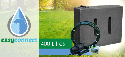 Rainwater Harvesting System 400 Litre EasyConnect  - Millstone