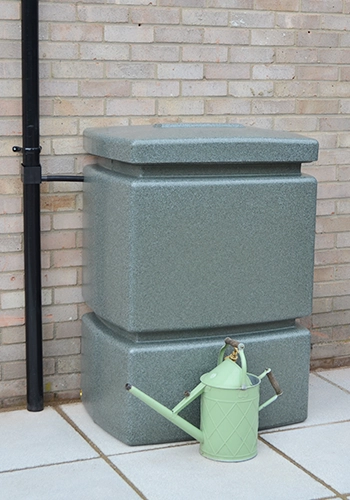 525 Litre Water Butt - Green Marble 