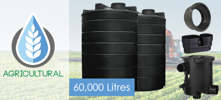 60000 Litre Agricultural Rainwater Harvesting System