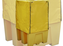 IBC Bund Pallet Grid & Yellow Premium Cover