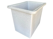 460 Litre Open Top Water Tank - White Marble