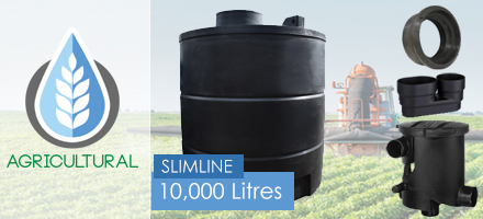 Slimline 10000 Litre Agricultural Rainwater Harvesting System