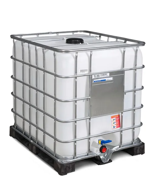 1000 litre IBC container, PE pallet