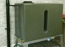 350 Litre Water Butts - Green Marble