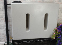 400 Litre Water Butt - White Marble