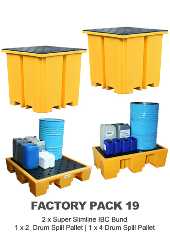 Spill Containment Factory Pack 19