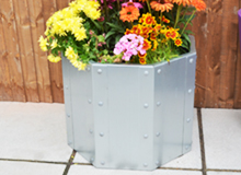 Royston Galvanised Planter
