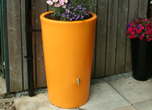 180 Litre Water Butt / Garden Planter - Orange