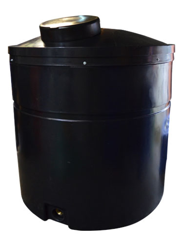 1300 Litre Insulated Potable Water Tank Black