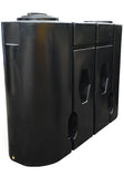 1900 Slimline Water Tank Black