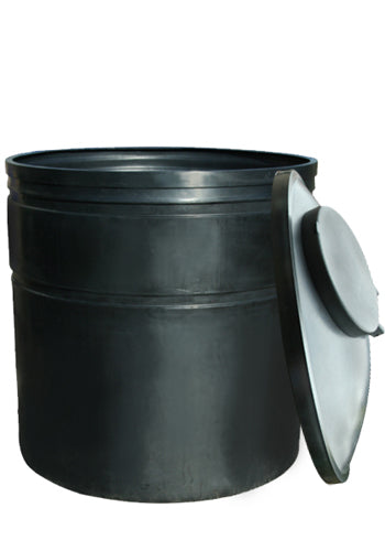 2000 Litres Total Access Water Tank - Black