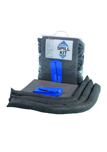 25 litre adblue spill kit with socks and pads