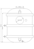 2800 Litre Underground Water Tank