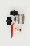 ¾" Shut-off Valve & Hose Connector 1''