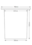 460 Litre Dunk Tank - White Marble