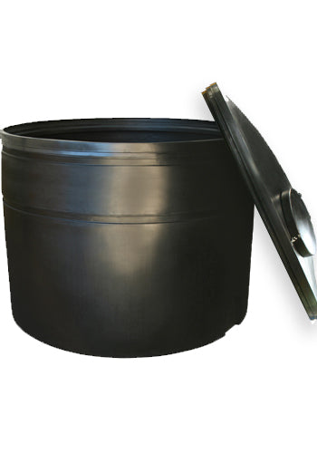 6000 Litre Total Access Water Tank - Black