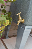 water butt brass tap on stand