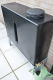 super slimline black water butt - 250 litres