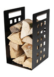 Square log store in black