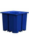 Space Saving IBC Bund Pallet -No Grid - Blue