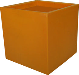 orange square planter