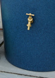 bluestone water butt with brass tap