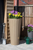 Cosmo 200 Litre Water Butt Planters - Sandstone