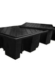 Double IBC Bund Pallet - Black