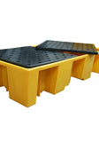 Double IBC Bund Pallet - Yellow