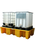 Double IBC Bund Pallet - Yellow