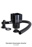 825 Litre Water Butt Kit Black - C/W Tap Kit, Diverter & Shut Off Valve