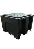 IBC Bund Pallet - Black with PE Grid