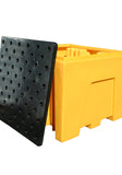 2 x IBC Bund Pallet - Yellow c/w Grid