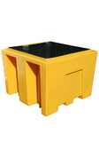 2 x IBC Bund Pallet - Yellow c/w Grid