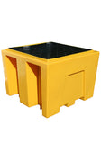 IBC Bund Pallet Yellow - c/w Grid & Premium Cover