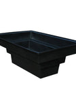 4000 Litres Rectangular Garden Pond in Black