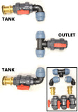 100,000 Litre (4 x 25K) Ecosure Agricultural Rainwater Harvesting System