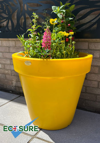 Classic Yellow Garden Planter