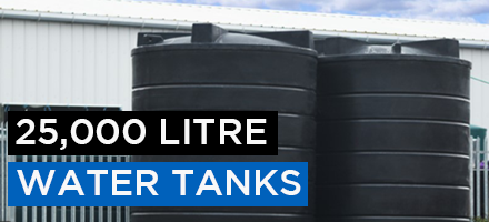 25000 litre water tanks